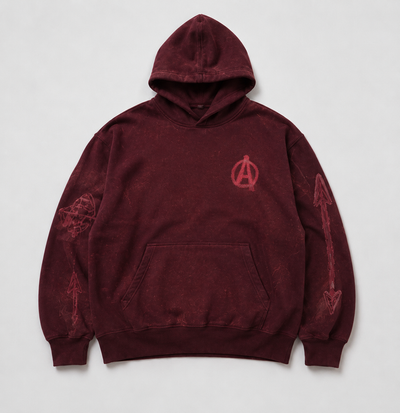 Bleached Marvel Hoodie