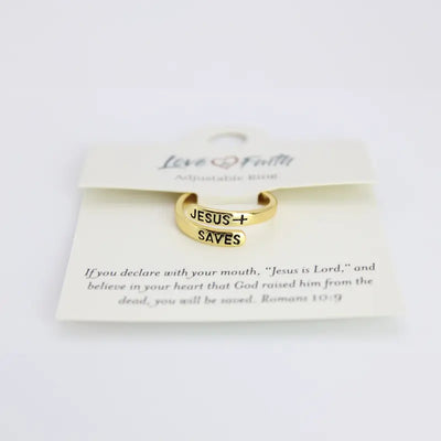 Jesus Saves Ring