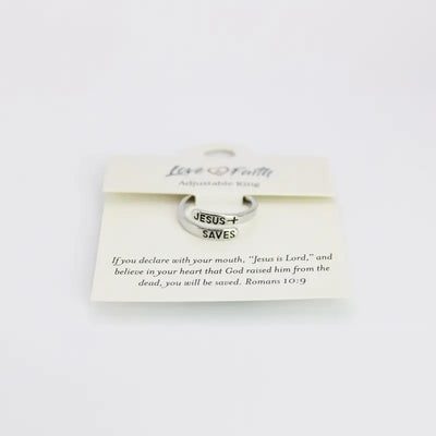 Jesus Saves Ring