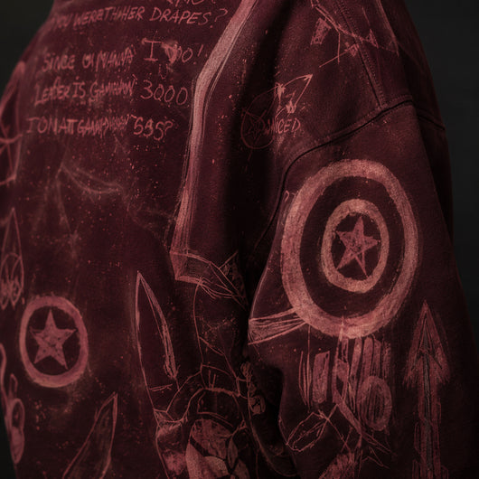 Bleached Marvel Hoodie