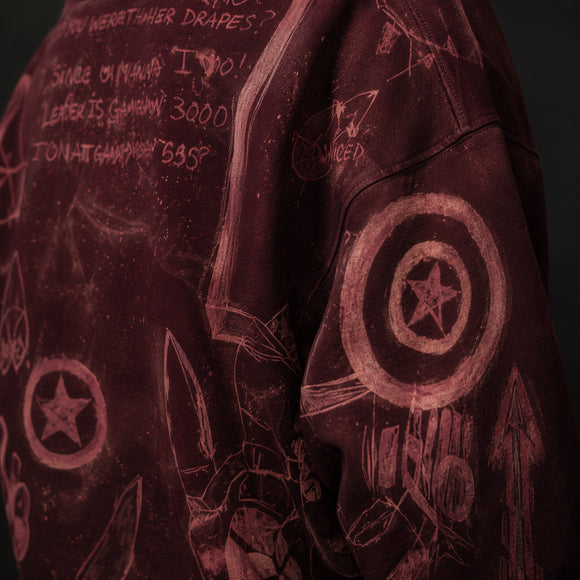 Bleached Marvel Hoodie product photo