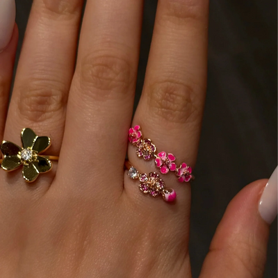 Peach Blossom Ring